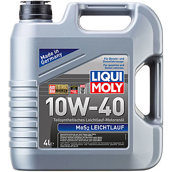 Полусинтетическое моторное масло MoS2 Leichtlauf 10W-40 - 4 л