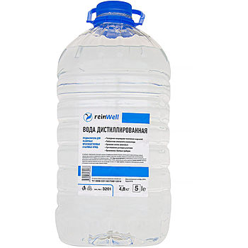 Вода дистиллированная RW-02 - 5 л